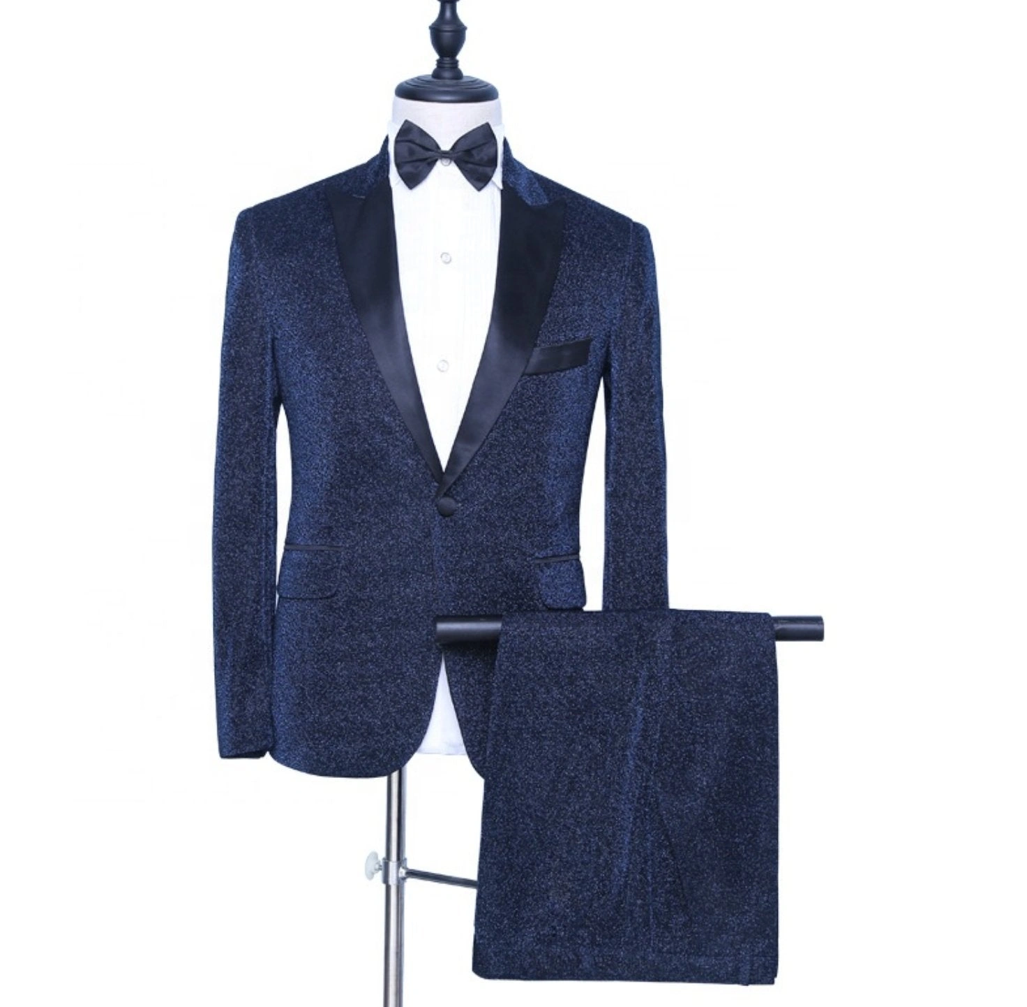 Stijlvolle Heren Trouwpak: 2023 Avondfeest Look - Prom & Bruidegom Outfit - JM8508 Glans.